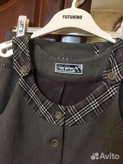 Школьная форма sky lake 128 юбка и жилет