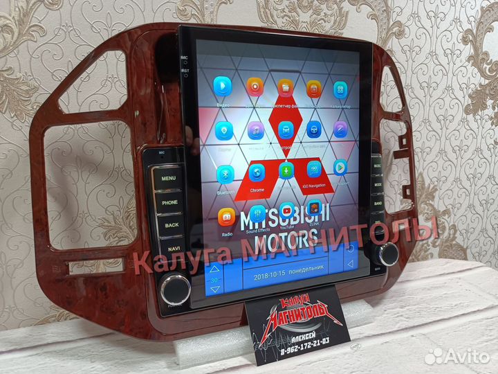 Магнитола Mitsubishi Pajero 3 Tesla новая