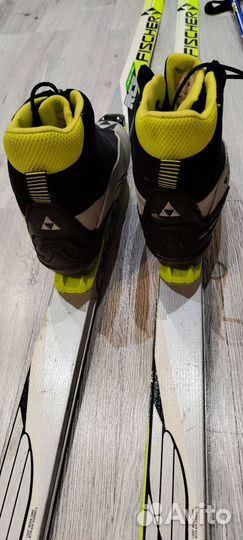 Лыжи беговые fisher подростковые