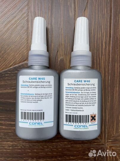 Сonel фиксатор резьбы с разной степенью фиксации