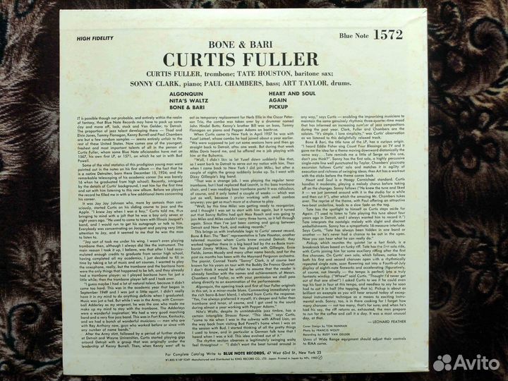 Curtis Fuller – Bone & Bari – Japan 1983 King #2