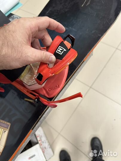 Сноуборд Salomon+крепления Nitro