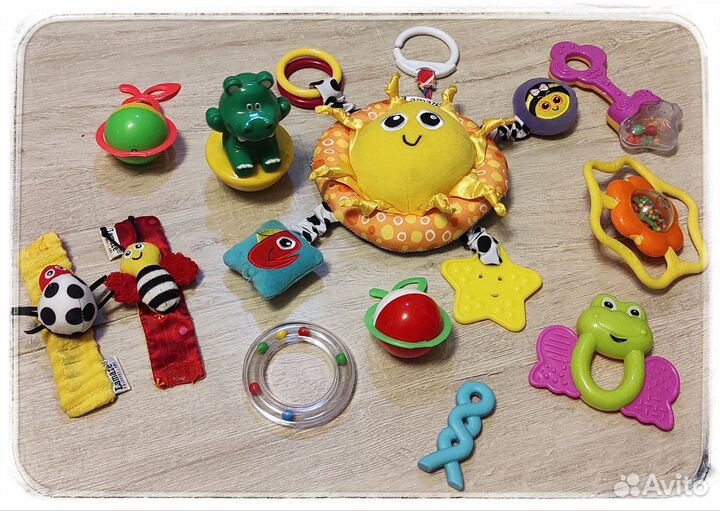 Пакет игрушек погремушек грызунков для малыша