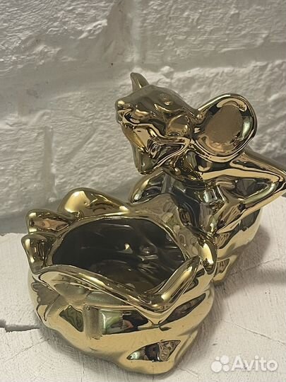 Конфетница / Статуэтка Мышка. СССР