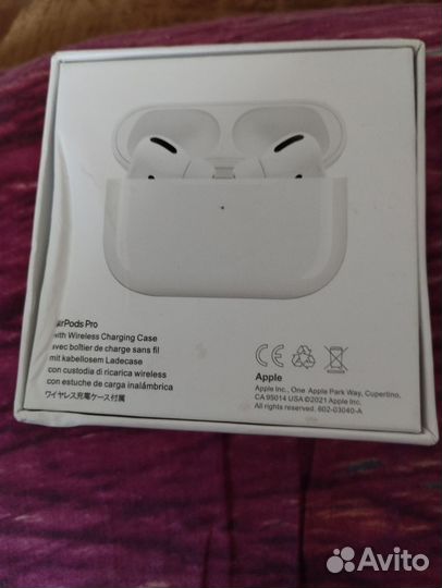 Беспроводные наушники apple airpods pro