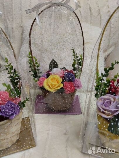 Мыло ручной работы букеты