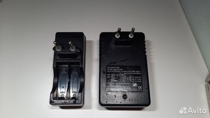 Зарядное устройство для аккумуляторов AA, AAA, 9V