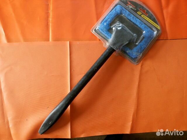 Щётка автомобильная и скребок от снега без ручки