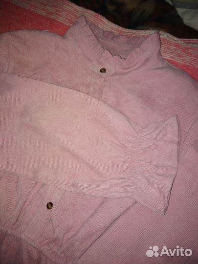 Платье микровельвет раз 44