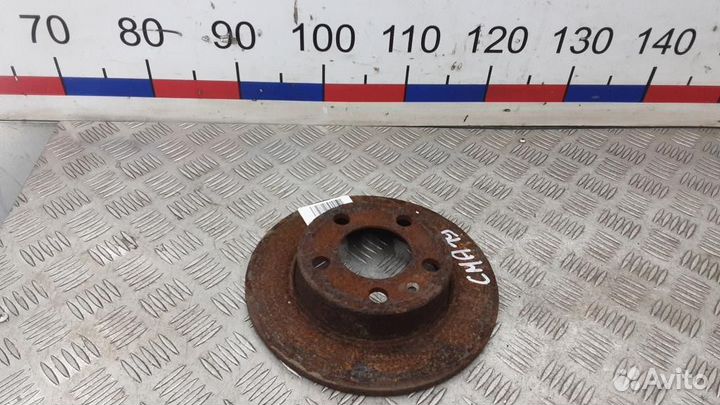 Диск тормозной задний Skoda Rapid