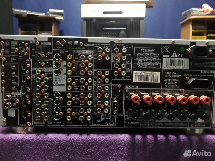 7.1x180 ватт ресивер Pioneer VSX-AX 4 avi (Japan)