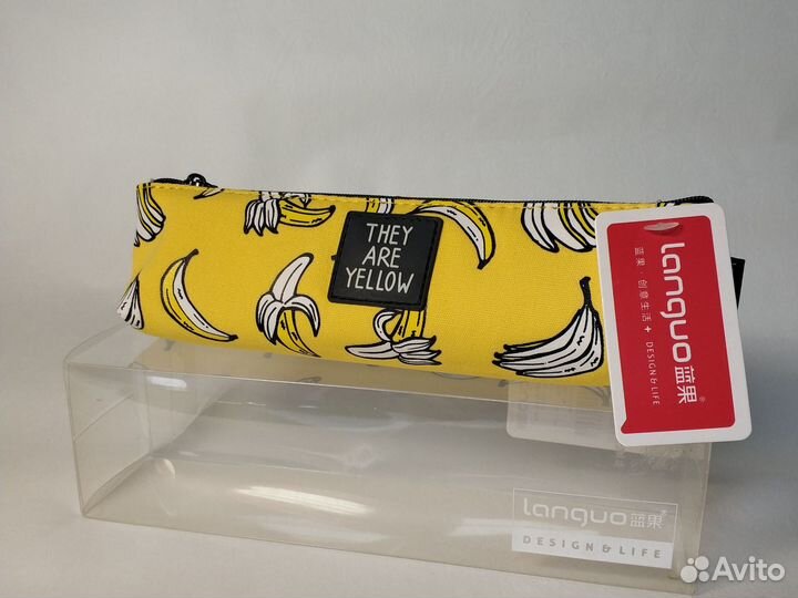 Пенал жёлтые бананы