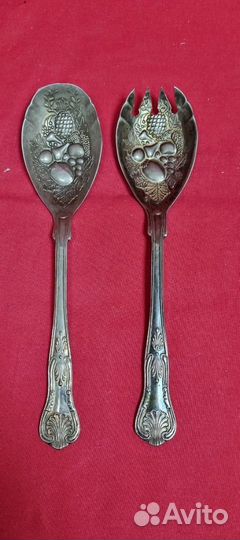 Ложки салатные. Винтаж. Англия