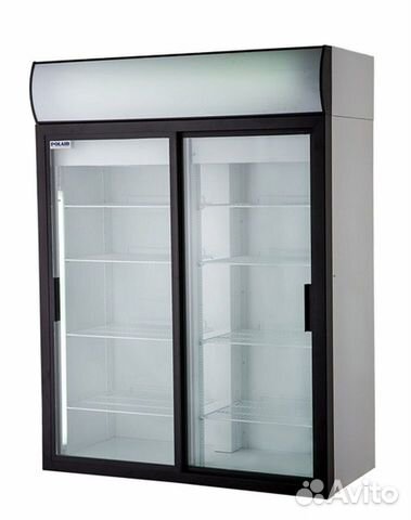 Холодильный шкаф со стеклянными дверьми DM110Sd-S