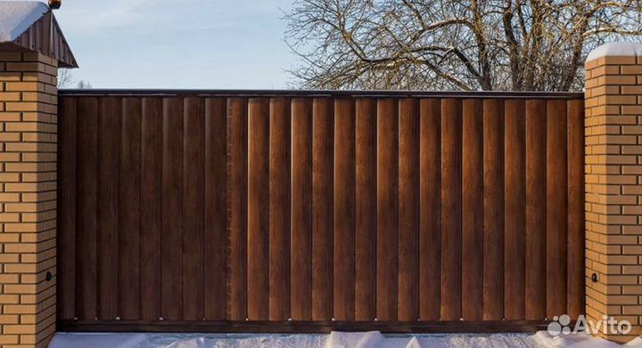 Сайдинг металлический для забора