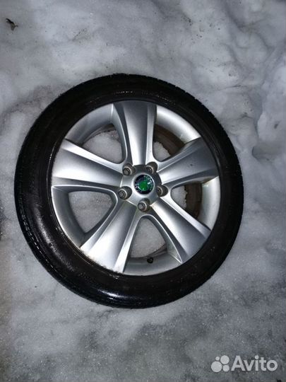 Литые диски r17 5x112 skoda