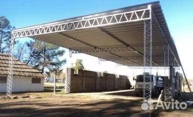 Металлические навесы для машин