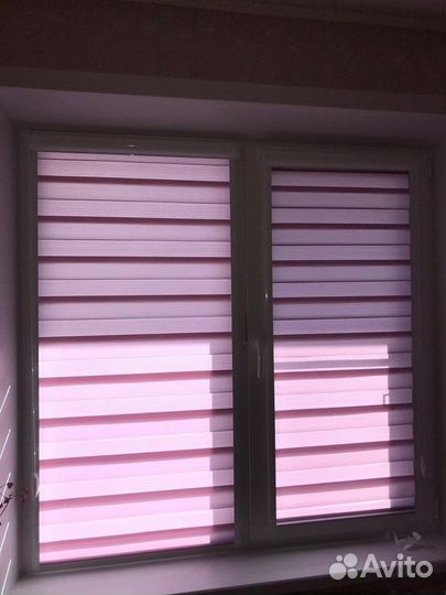 Рулонные шторы день ночь