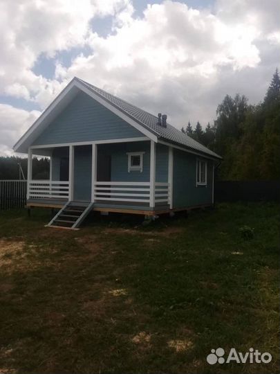 Дом каркасно-щитовой 7х7,5