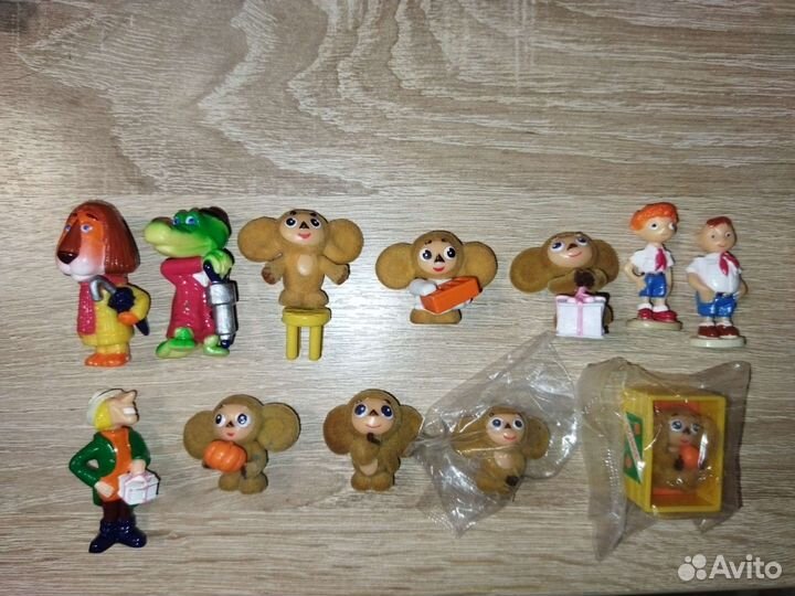 Чебурашка игрушки из шоколадных яиц