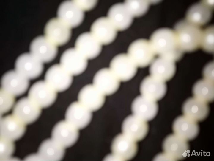 Бусы перламутр