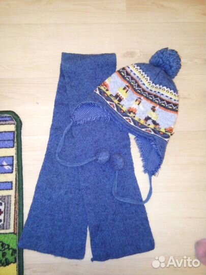 Шапка шарф как новые