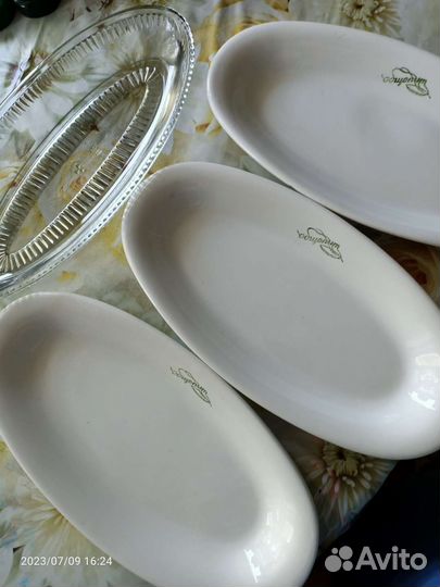 Салатник большой, селедочницы зик конаково СССР