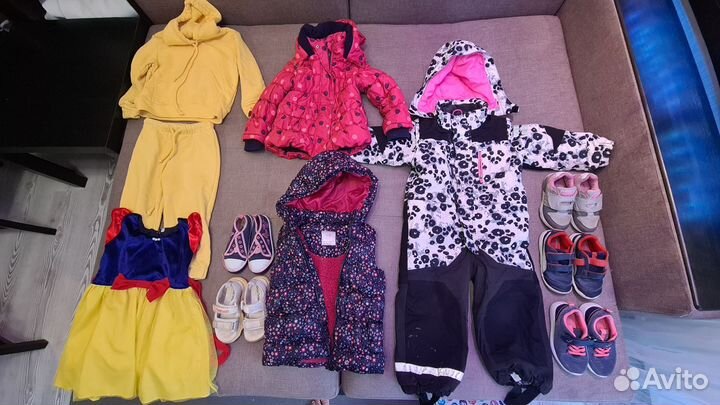 Пакет вещей на девочку 4 года