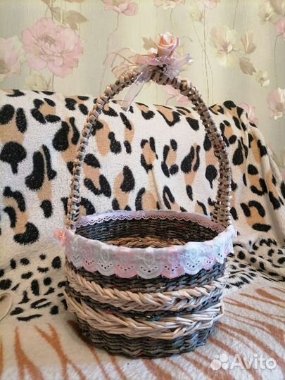 Корзина плетеная