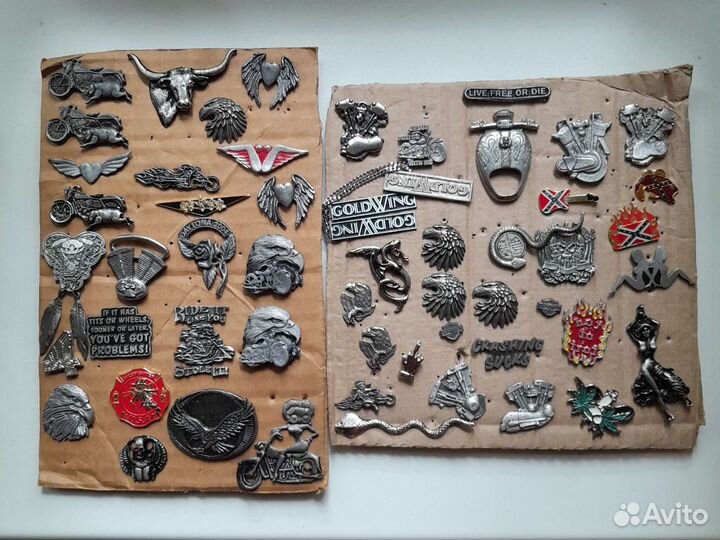 Байкерские значки Harley Davidson Indian