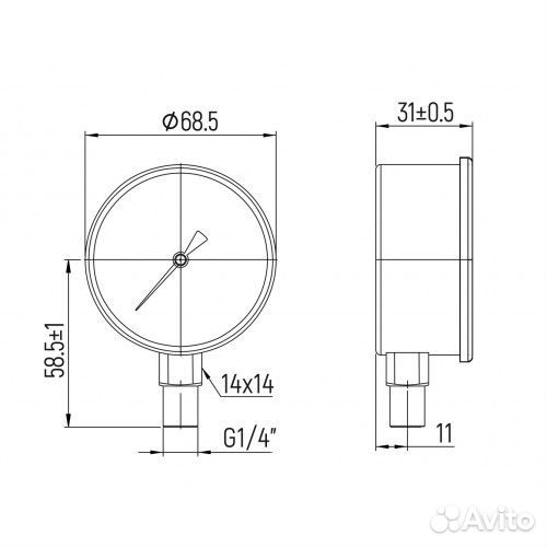 Манометр гидравлический