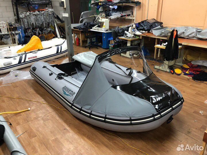 Носовой тент для лодки, комбинированный, стояночны