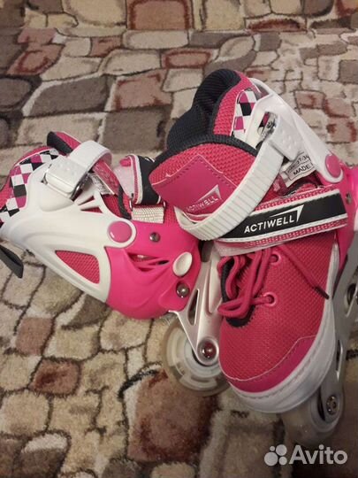 Роликовые коньки детские раздвижные