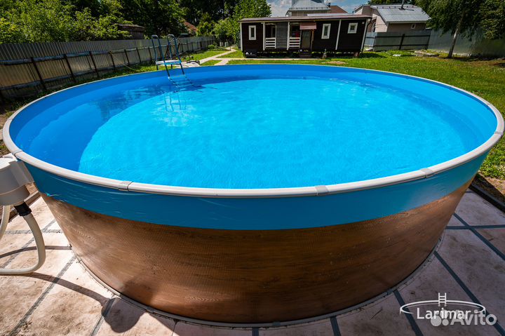 Морозоустойчивый каркасный бассейн с завода
