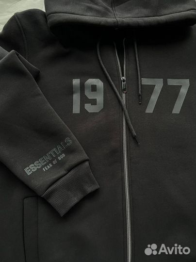 Зип Худи essentials fear OF GOD