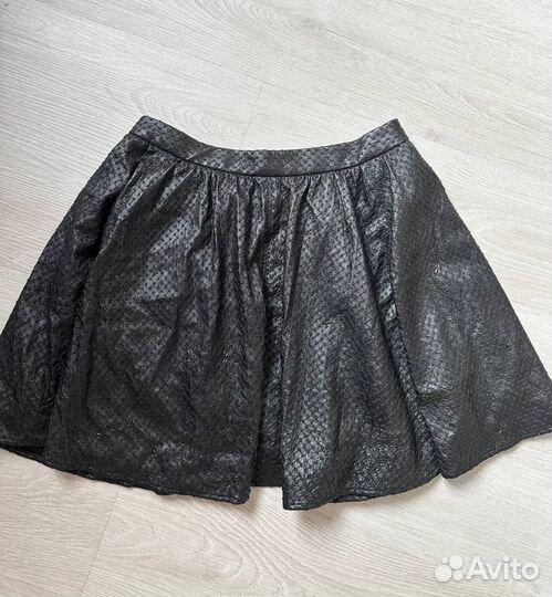 Кожаная юбка