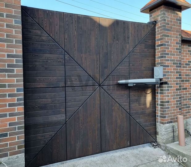 Автоматика для распашных ворот без пыли и шума