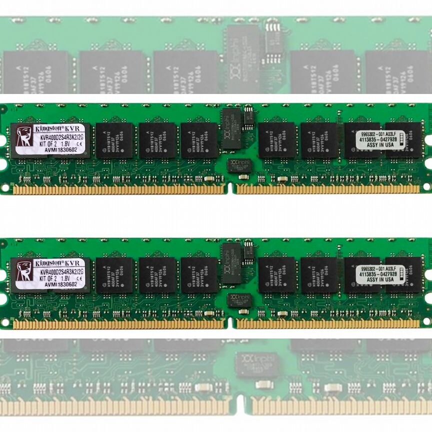 [KVR400D2S4R3K2/2G] Оперативная Память Kingston 2gb Kvr400d2s4r3k2/2g