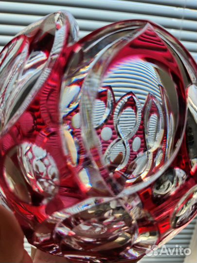 Хрустальная,ваза. Германия