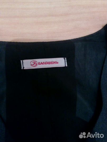 Темно-Серые Жилет, брюки, р.40, на рост 160-170