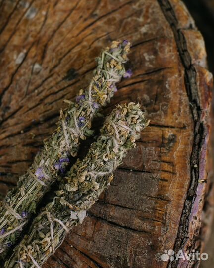 Шалфей. Скрутка. Травы. Окуривание