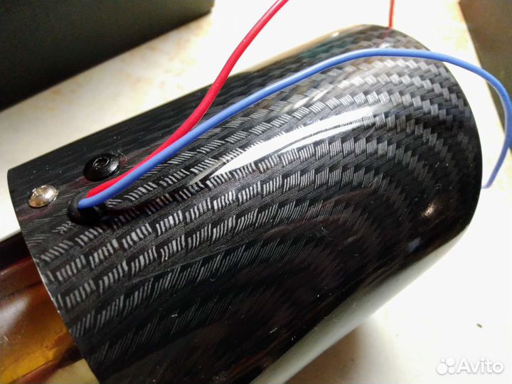 Насадка на выхлопную трубу с подсветкой