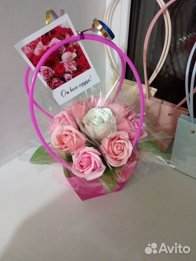 Мыльные букеты