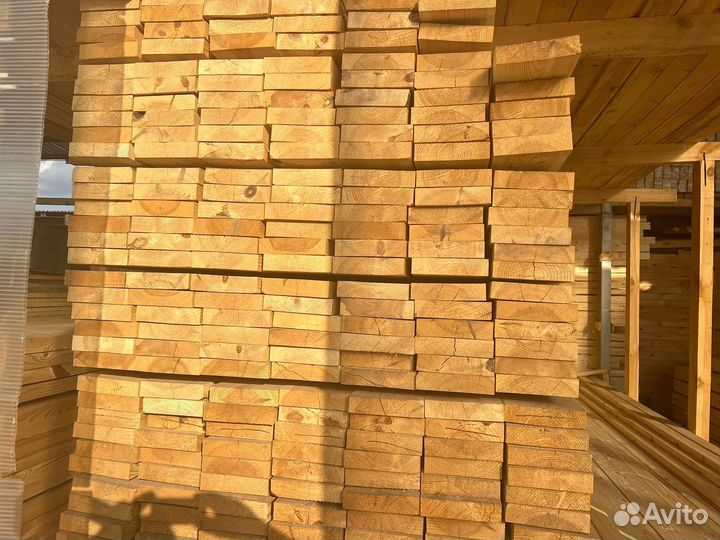 Доска обрезная 40х100х6000мм с доставкой