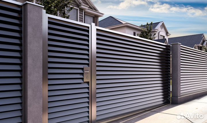 Ворота откатные металлические быстро