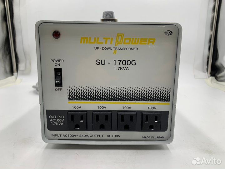 Понижающий Трансформатор Япония 220/100V