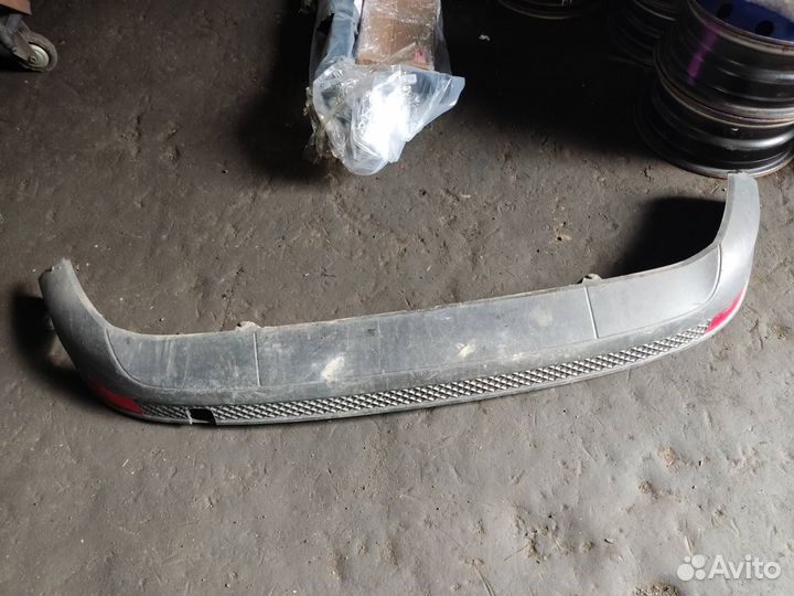 Юбка заднего бампера Форд Фокус 3