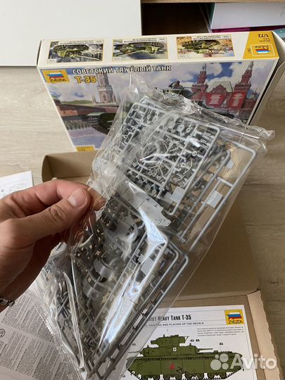 Модель танка т 35 1/72