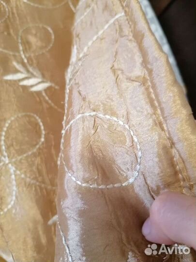 Покрывало и комплект штор с тюлем