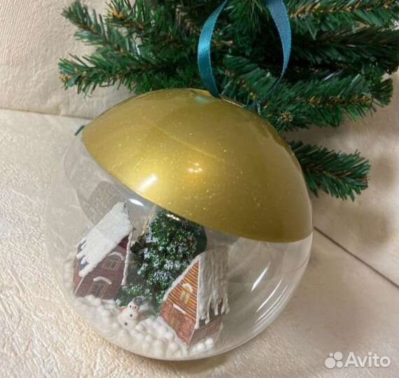 Шар на ёлку ручной работы
